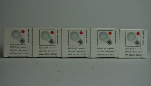 Pack led e27 g45 - 5x-pack,