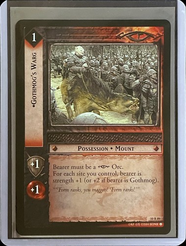 Lotr tcg gothmog warg - warg,