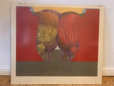 Wolfgang Hutter, handsignierte Originallithographie "Zauberflöte", Temple Forest