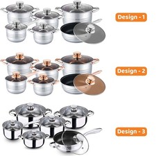 12-teiliges Edelstahl