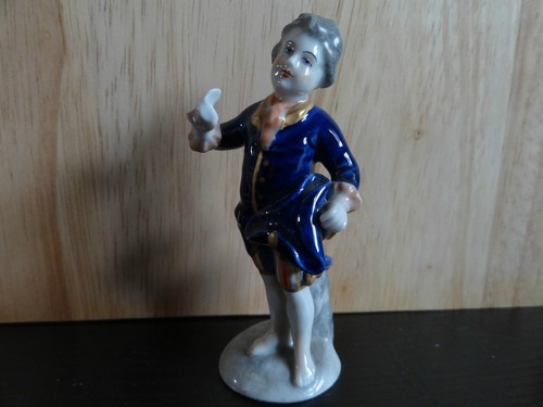 Porzellanfigur kobalt - ,