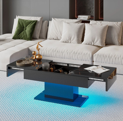 Coffee table high gloss - high,