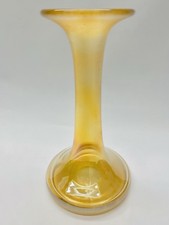 Eisch Frauenau Glas Vase Design IRISGOLD irisierend Solifleur Studioglas Bayern