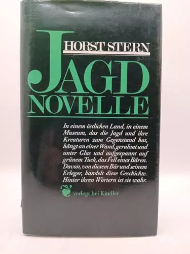 Jagdnovelle horst stern - jagdnovelle,,