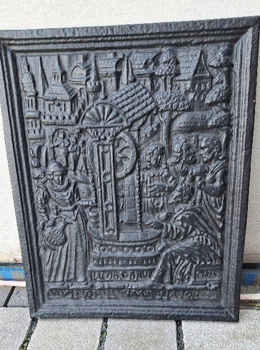 Ofenplatte kaminplatte jesus - ofenplatte,