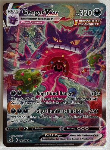 Pokémon gengar vmax 271 - gengar, 271/264