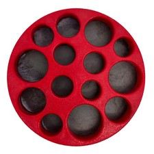 3/8" Runder Magnethalter für 14 Stecknüsse – Werkzeug-Organizer aus Kunststoff