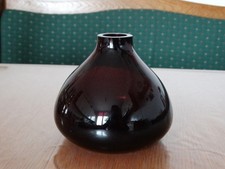 Designer Glasvase Villeroy & Boch 12cm Violett Glas Vase "Tintenfass" Ø 14 cm