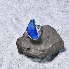Boulder Opal Ring, 925er
