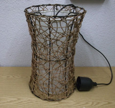 Trio Leuchten Hängelampe  Deckenleuchte Peddigrohr Lamp