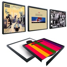 Rahmen für Schallplatten 12" Vinyl Bilderrahmen Klick-Rahmen LP-Cover Wand NEU