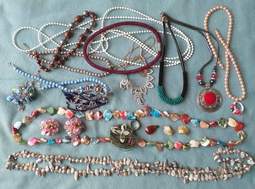 Modeschmuck konvolut - modeschmuck,