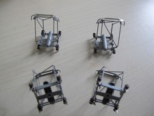 2 Paar Original Sommerfeldt H0 SBB Scherenstromabnehmer Metallic lack.  Wie Neu