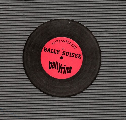 Aufkleber hitparade bally - aufkleber,