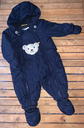 Steiff schneeanzug 62 blau - steiff, gr.
