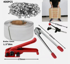 Manuelles Umreifungs Kit Spannspanner Umreifungsset mit Verpackungsband 2500N