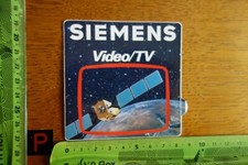 Alter Aufkleber Foto Film Video Kamera SIEMENS Video TV