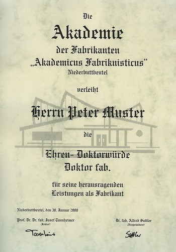 Diplom urkunde ehren - diplom, doktor