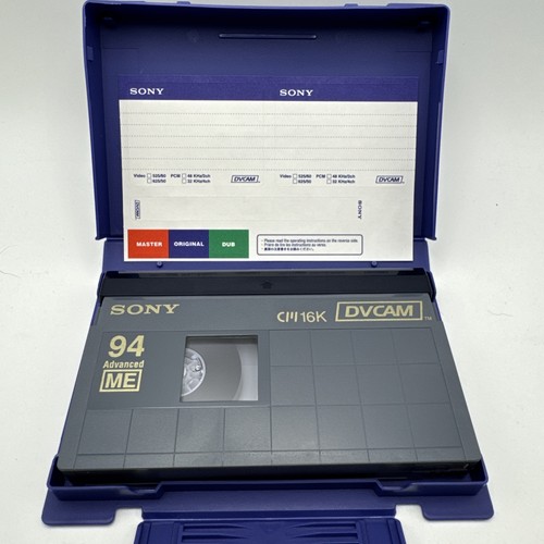 Sony pdv 94me dvcam - dvcam, master