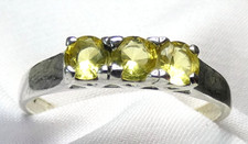 ☀️Citrin Ring 925 Silber