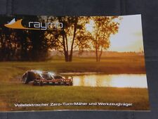 RAYMO vollelektrischer Zero Turn Mäher Prospekt ( 24758 )