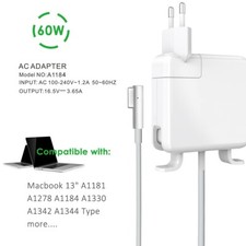 60W Netzteil Ladegerät für Macbook Pro 13” A1181 A1184 A1278 A1344 Mags1 L Tip
