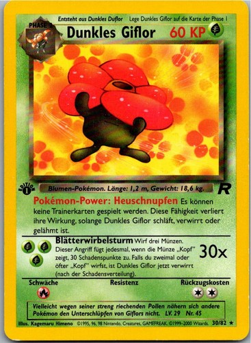 Pokémon dunkles giflor 82 - dunkles, 30/82