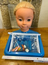 (RB)5025-2605, alter Puppenkopf zum frisieren, Spielzeug, Deko