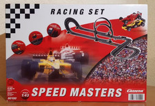 Carrera Rennbahn-Set mit vielen Teilen, Loopings, Spurwechsel, ...