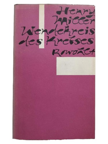 Henry miller wendekreis des - miller,