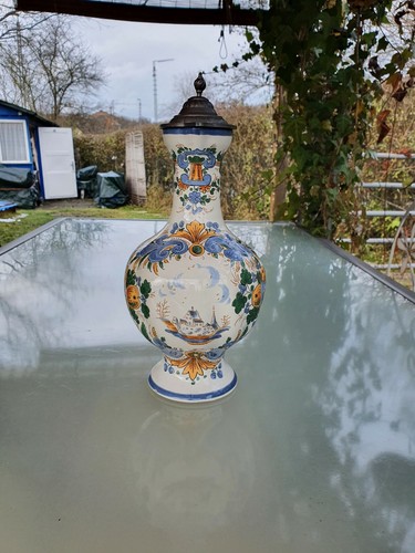 Weinkrug mit zinndeckel von - weinkrug,