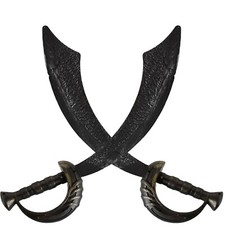 2 x Säbel für Kostüm Pirat
