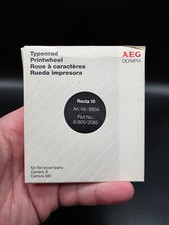 AEG Olympia Typenrad 9804