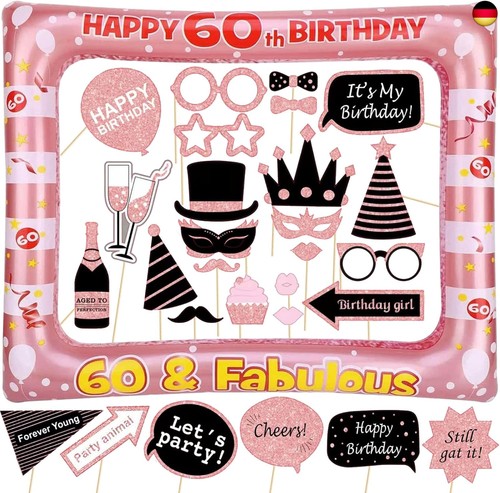 Geburtstag photo booth - 60.,