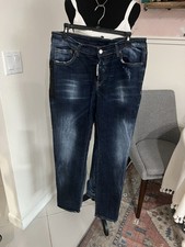 Dsquared2 Blue Denim Cotton