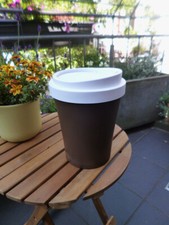 QUALY Coffee to Go Mini-Eimer / Mini-Mülleimer Coffee to Go / Tischeimer / 22cm