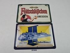 2x Blechschild