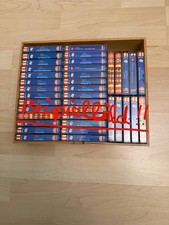 Aufbewahrungen für je 38 Hörspiel-Musik-Kassetten 2 Holzkästen LEER