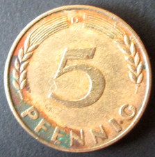 Münze 5 Pfennig 1950 D