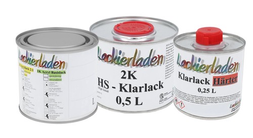 Autolack liter set - 1,0, hs