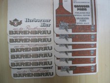 12 Bierdeckel, Untersetzer, Bärenbräu Herborn