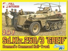 Platz ( ) Drache 1/35 Ww.ii Deutschland Sd.Kfz.250/3 Greif (2 IN 1) Rommel &