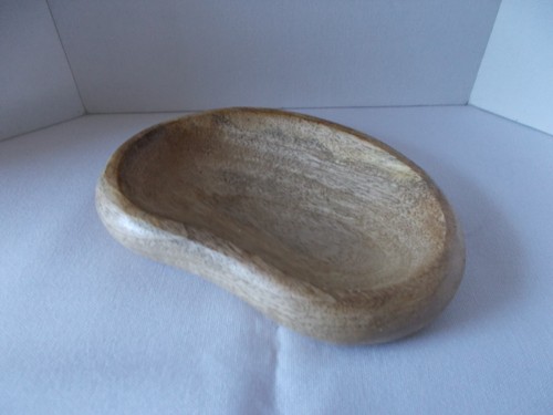 Mangoholz schale nierenform - mangoholz, schale,