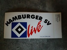 HAMBURGER SV live    Aufkleber  14 cm x 7.5 cm Bundesliga 