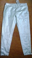 Funky Staff Damen Jeans silber