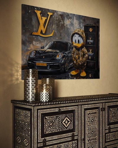 Donald leinwand bild farbig - bild,