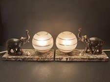 Art Déco - Ein Paar Lampen