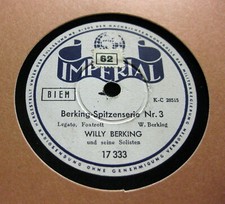 WILLY BERKING Legato / Staccato "Spitzenserie Nr.3" IMPERIAL 17333 (673)