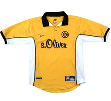 Borussia Dortmund BVB Trikot 1998 1999 2000 Kinder Jungs Gr. 152-164  Nike Retro