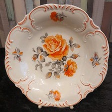 Schale, Zierteller, Schumann Bavaria, 30er/40er Jahre, Blumen, Rosen